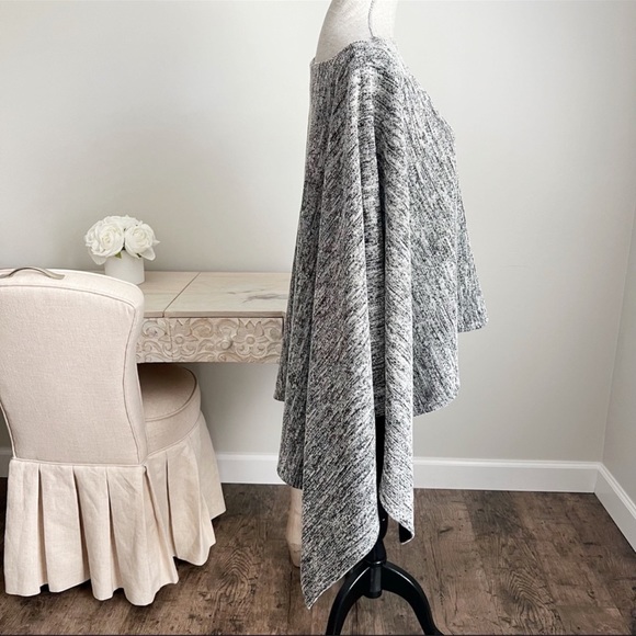 DKNY Poncho Sweater Space Dye Marled Medium Large - Picture 12 of 14